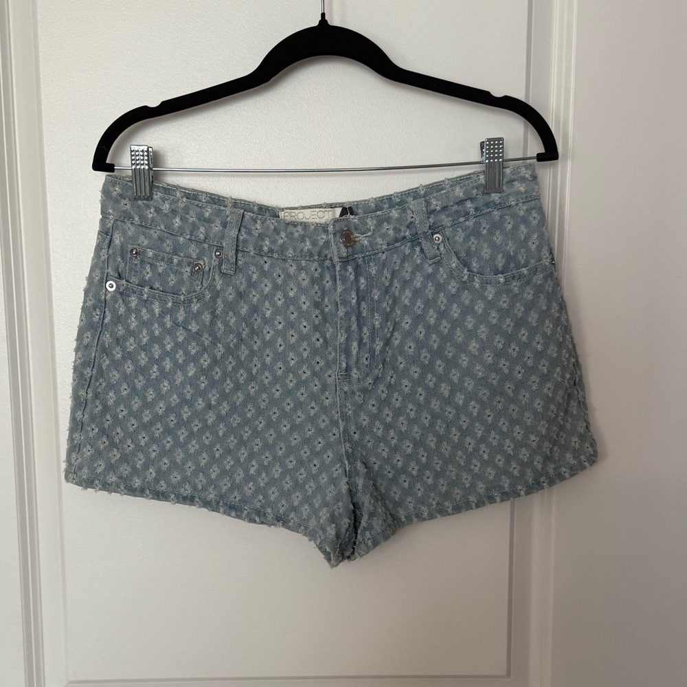 Denim shorts